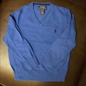 Ralph Lauren Pullover Blue Pima cotton Sweater